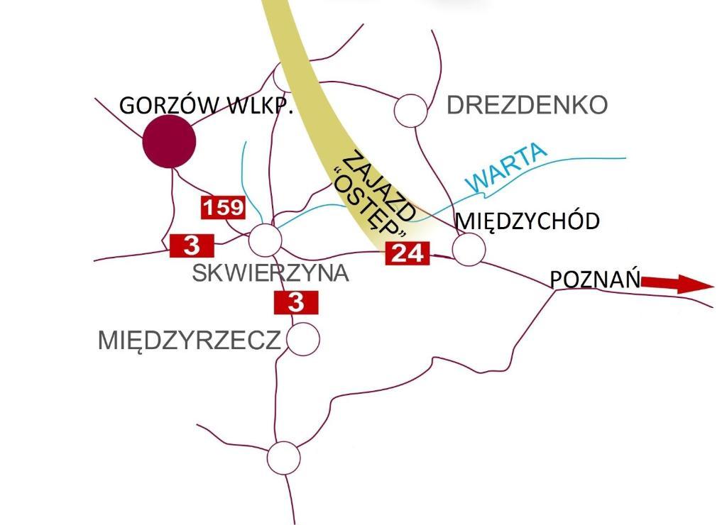 Zajazd Ostep Gorzyn Екстер'єр фото